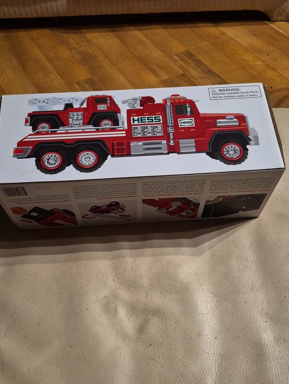 HESS Red Tow Truck Kids Toy